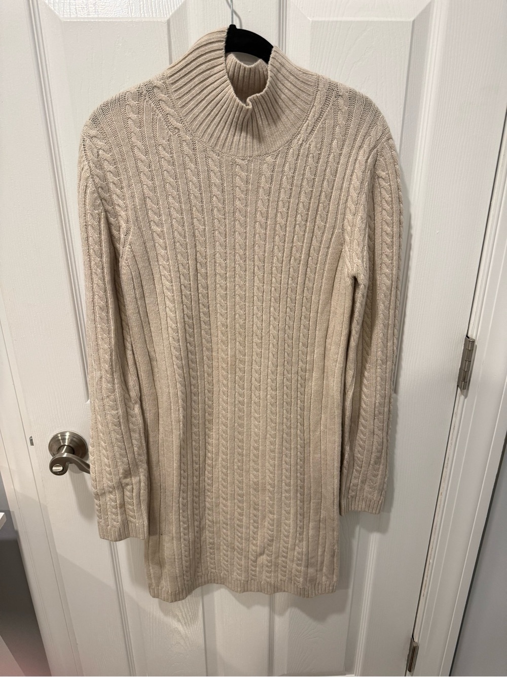 French Connection Cable Knit Sweater Dress